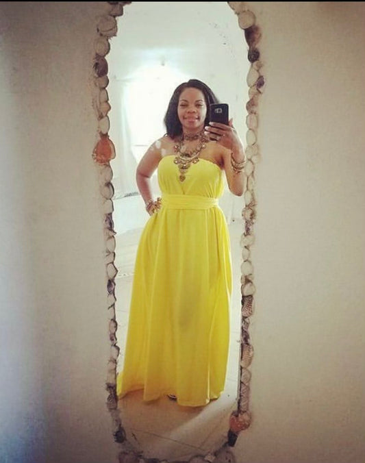 Strapless Maxi Dress